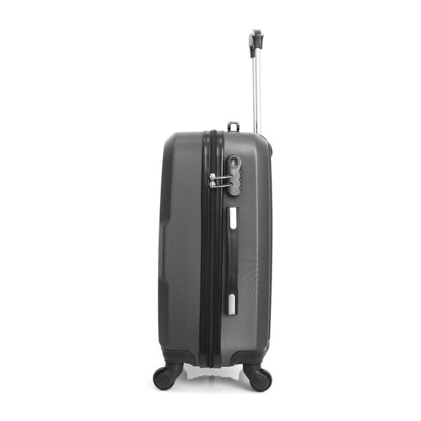 Geamantan cu roți Hero Maroko, 37 l, gri închis-image-3