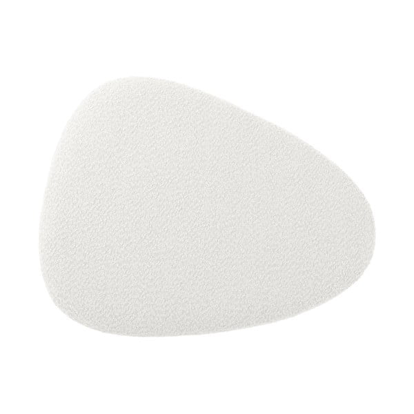 Taburet alb cu tapițerie din țesătură bouclé Ada – Leitmotiv-image-3