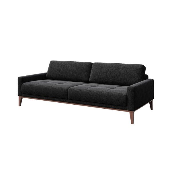 Canapea MESONICA Musso Tufted, gri antracit, 210 cm-image-2