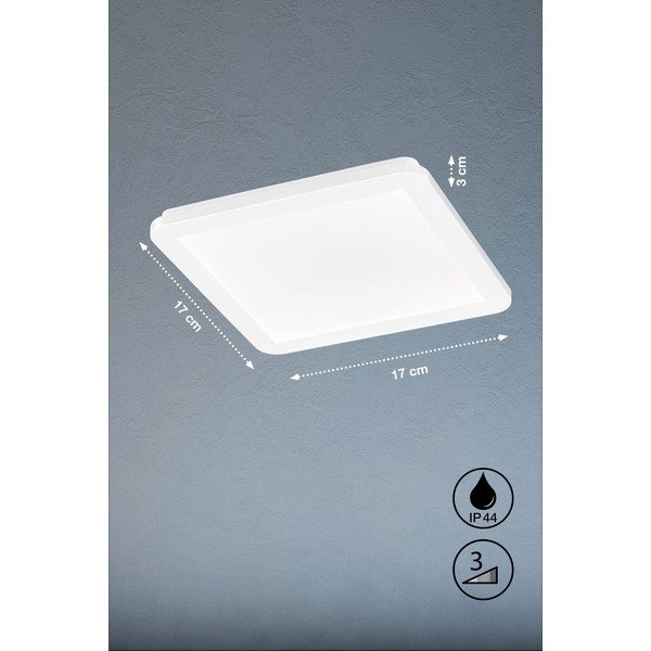 Plafonieră albă LED 17x17 cm Gotland – Fischer & Honsel-image-3