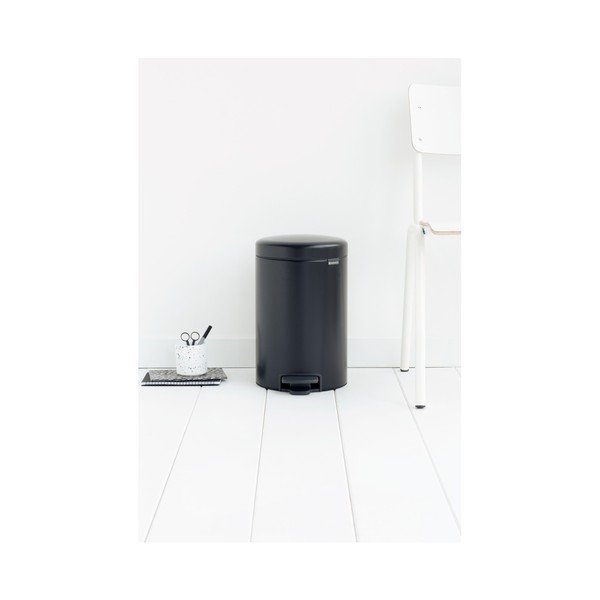 Coș de gunoi cu pedală Brabantia Newicon, 12 l, negru-image-2