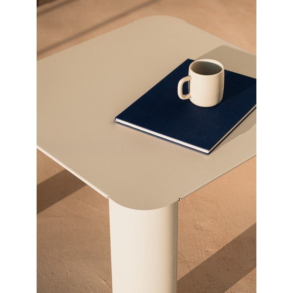 Măsuță de cafea pentru exterior din metal 65x65 cm Fli – noo.ma-image-4