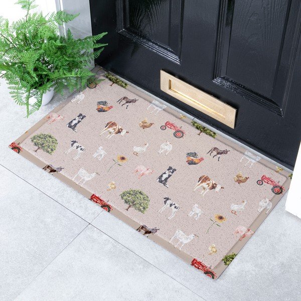 Covoraș de intrare din PVC 40x70 cm Farm Life – Artsy Doormats-image-1