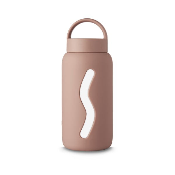Sticlă maro deschis de călătorie 500 ml Desert Rose – Muuki