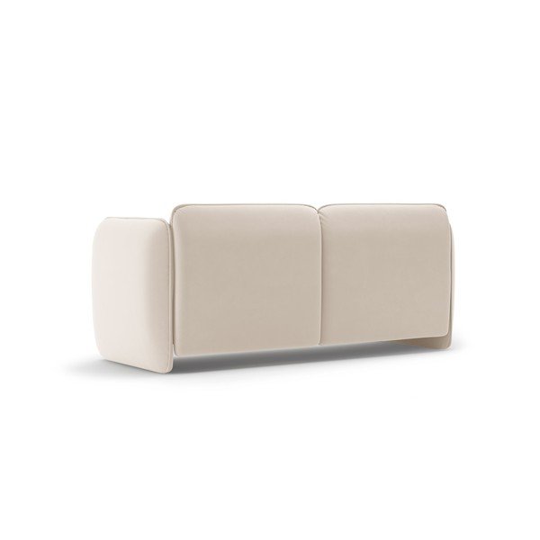 Canapea crem cu tapițerie din catifea 168 cm Georgia – Micadoni -image-3