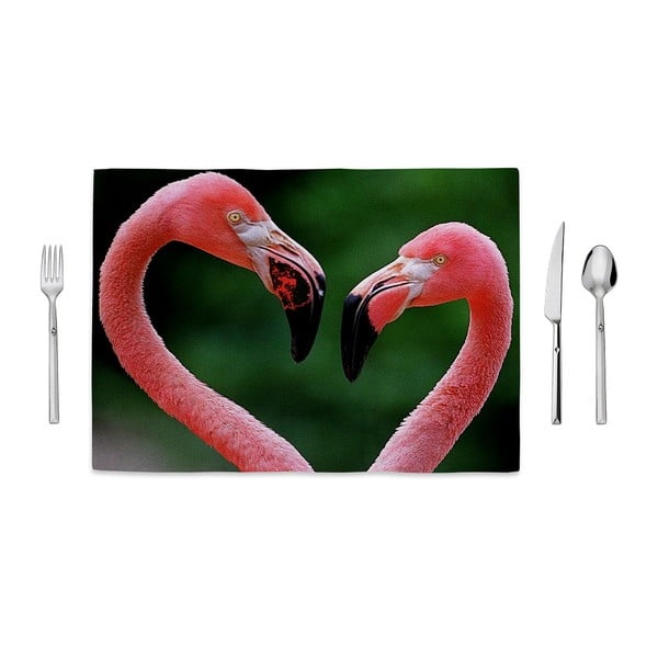 Suport farfurie Home de Bleu Two Flamingos, 35 x 49 cm
