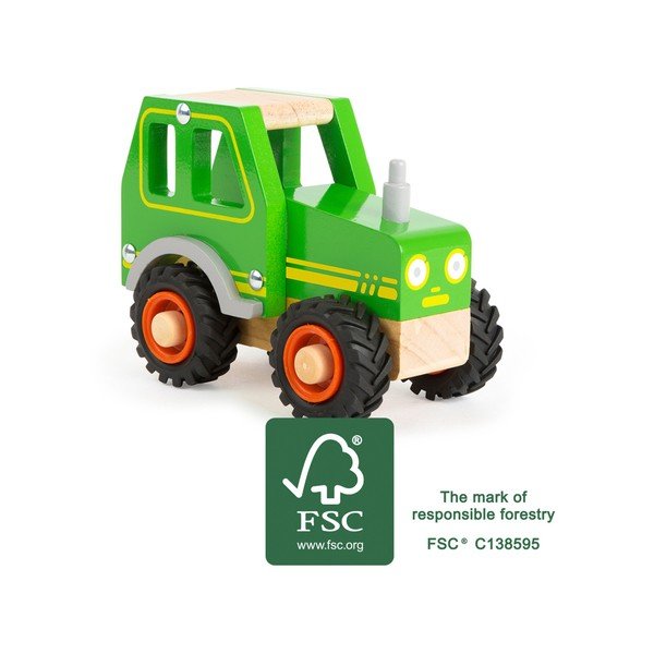 Tractor din lemn pentru copii Legler Tractor-image-2