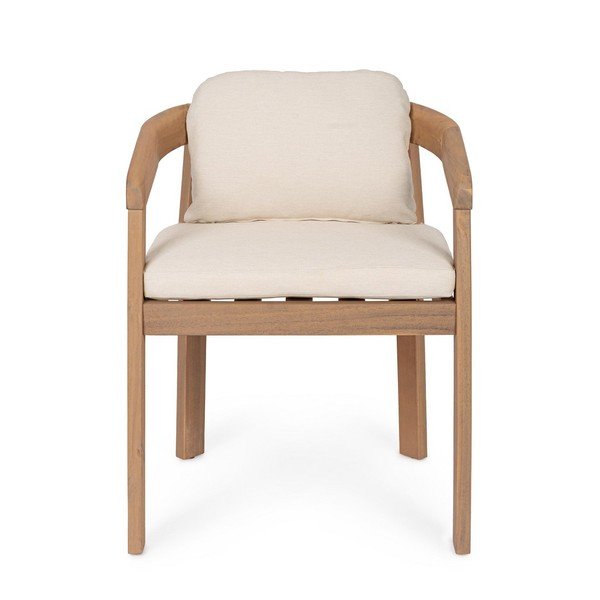 Scaun de grădină în culoare naturală din lemn masiv Pablo – Bizzotto-image-2