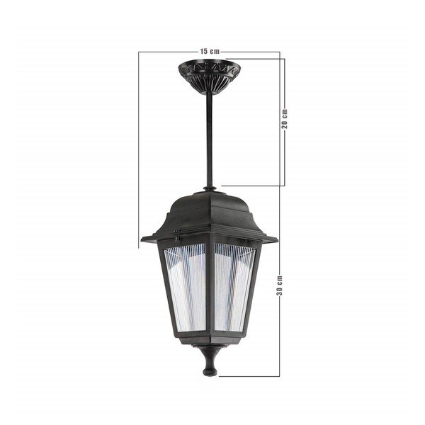 Lustră pentru exterior Homemania Decor Solange, negru-image-3