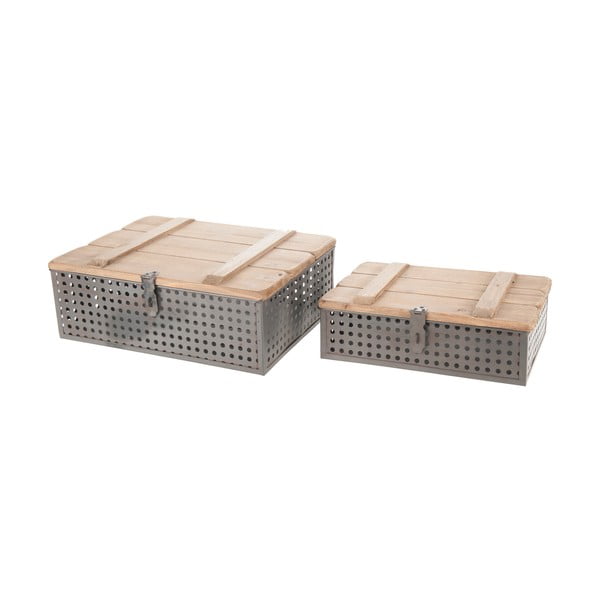 Set 2 cutii, Dijk Natural Collections Preben
