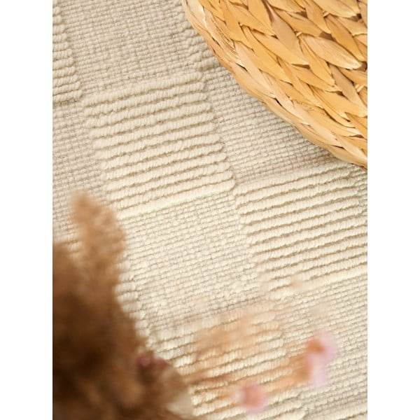 Covor tip traversă crem țesut manual din lână 80x200 cm Scala – Villeroy&Boch-image-4