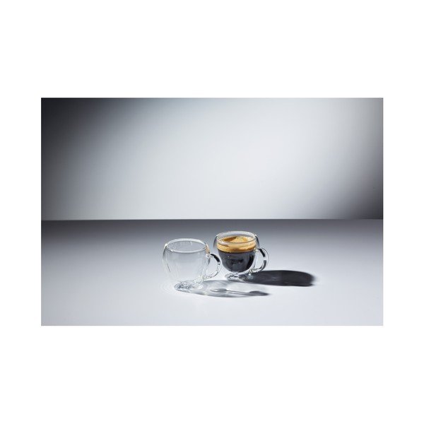Două cești de sticlă pentru espresso Kitchen Craft Le'Xpress, 80 ml-image-1