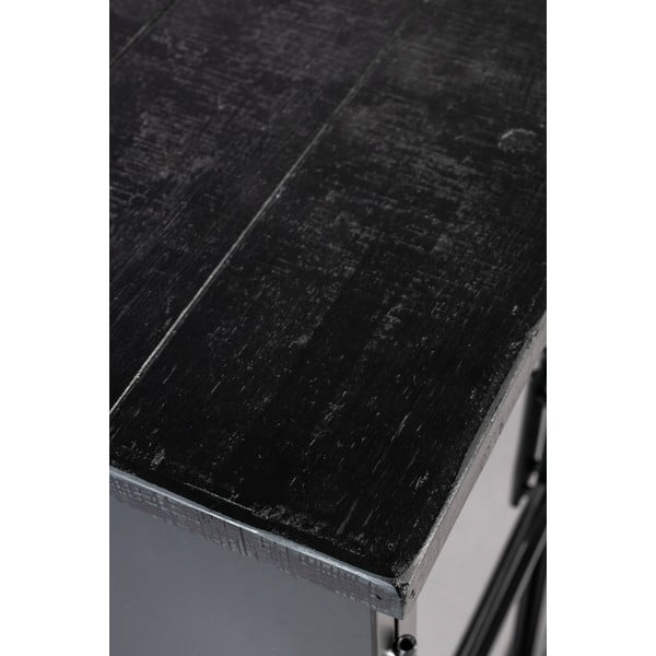 Vitrină neagră din metal Ferre – White Label-image-4