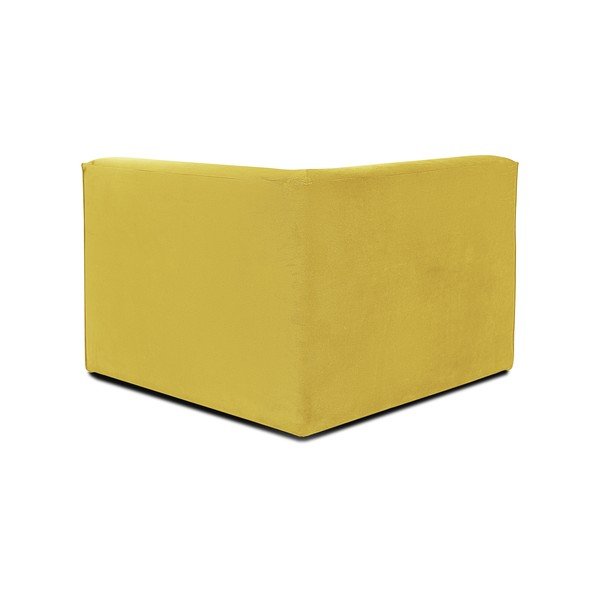 Modul pentru canapea galben   din catifea reiată Sting - Scandic-image-3