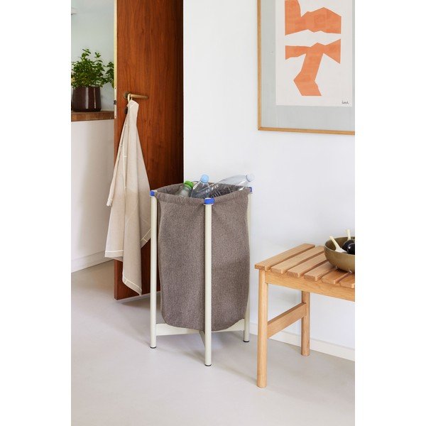 Coș de rufe bej din material textil Pod – Hübsch-image-2