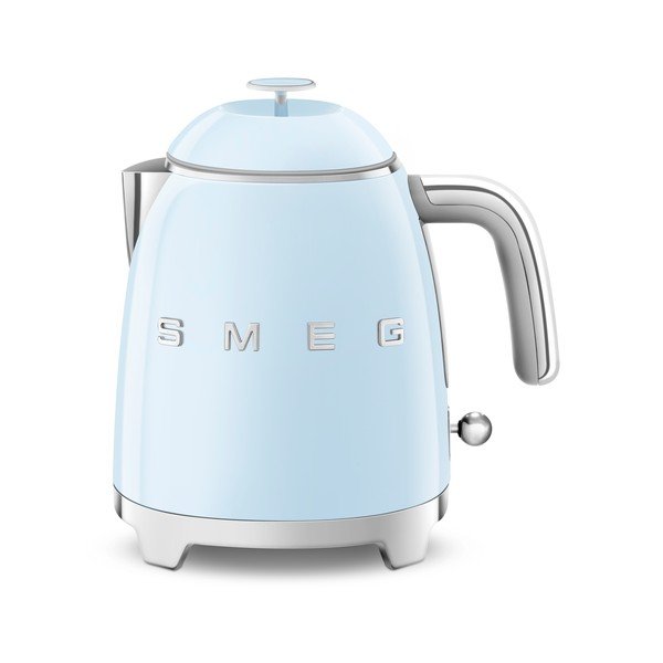 Ceainic electric albastru deschis din oțel inoxidabil 800 ml Retro Style – SMEG