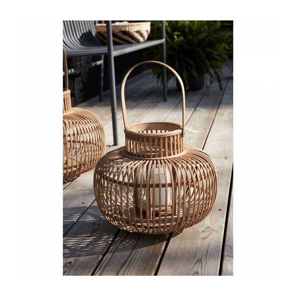 Set 2 felinare din bambus Hübsch Bamboo-image-4