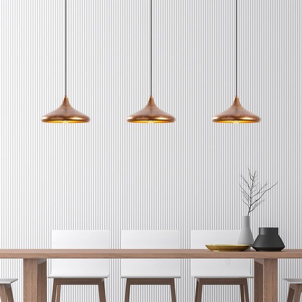Lustră cu abajur din metal ø 34 cm Barek – Opviq lights-image-2