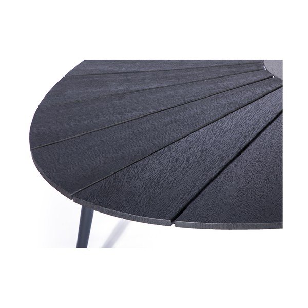 Masă de grădină cu blat din artwood și gresie Bonami Selection Marienlist, 115 x 190 cm, negru-image-3