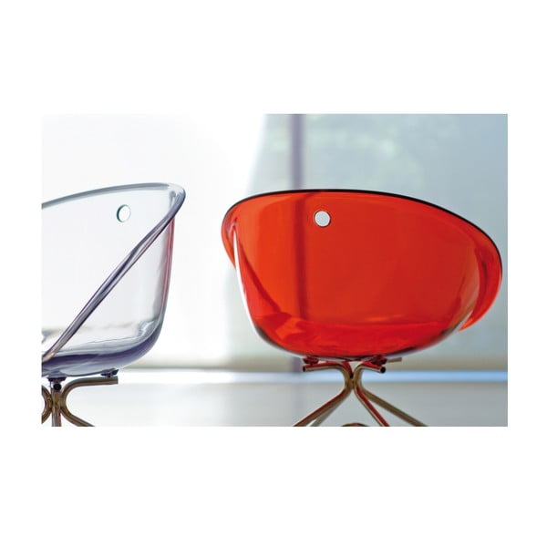 Scaun pe roți Pedrali Gliss, roșu-image-3