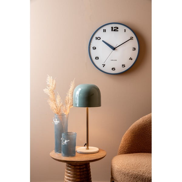 Vază albastră din sticlă (înălțime 27 cm) Bird On Branch – PT LIVING-image-1