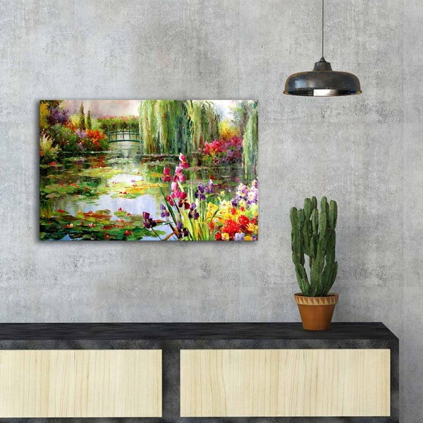 Reproducere tablou pe pânză Impressionist Garden, 70 x 45 cm-image-3