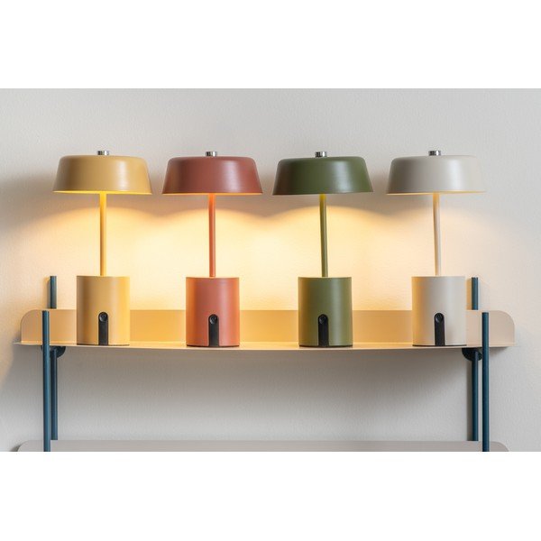 Veioză bej LED din metal (înălțime 22,5 cm) Elemental LED – Leitmotiv-image-1