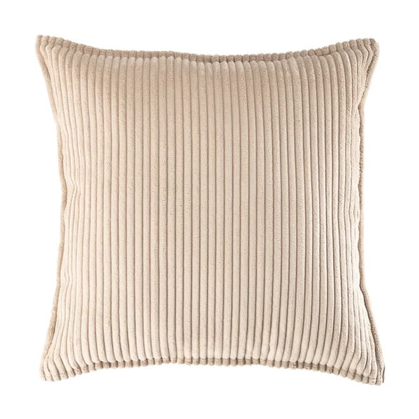 Pernă decorativă pentru copii maro deschis cu tapițerie din catifea reiată Block – Wigiwama