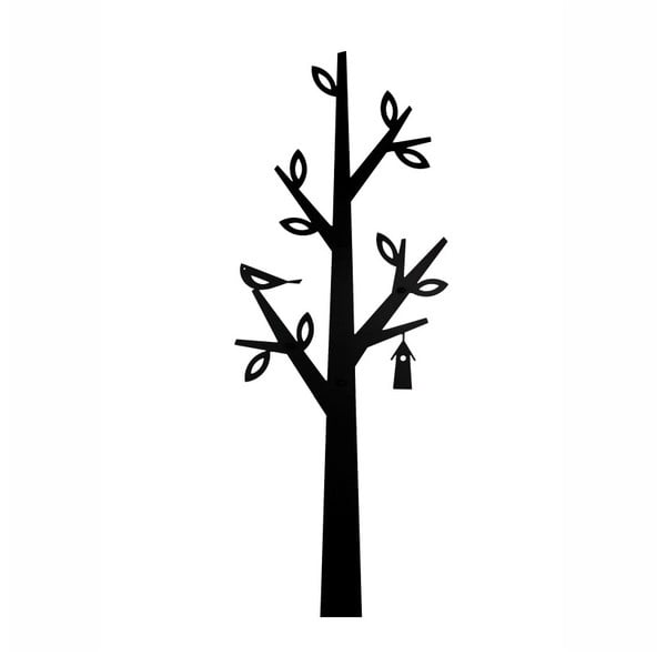 Cuier metalic Nørdifra Tree, negru