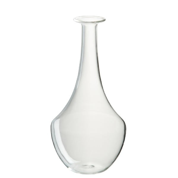 Vază din sticlă J-Line Droplet, înălțime 21 cm