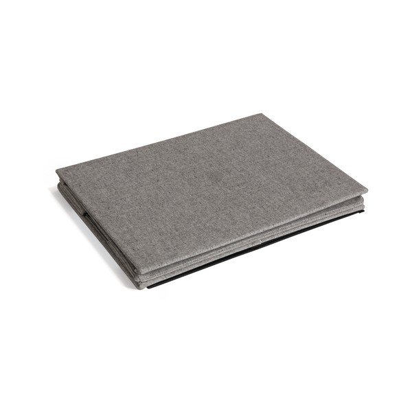 Cutie de depozitare gri din material textil cu capac 36x46x25 cm Soft Storage Large – Bigso-image-4