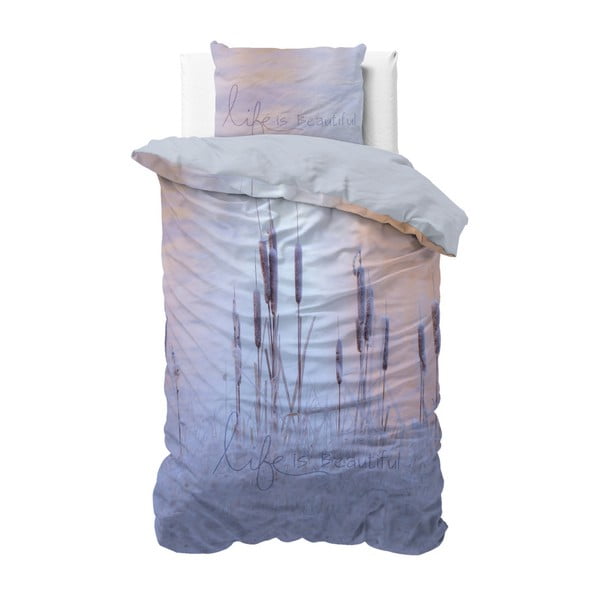 Lenjerie din bumbac, pat de o persoană Sleeptime Beautiful, 140 x 220 cm