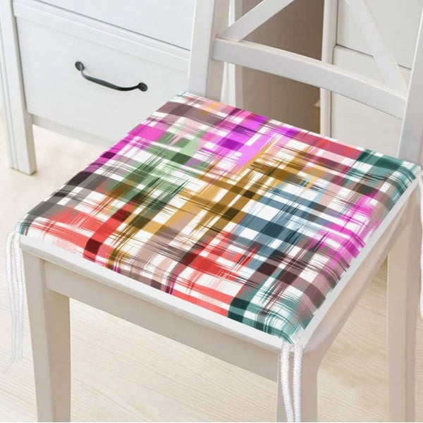 Pernă de scaun 40x40 cm Colour Crisscross – Mila Home-image-1