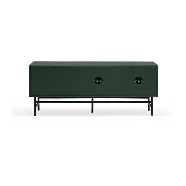 Masă TV verde închis 140x52 cm Punto - Teulat-image-2