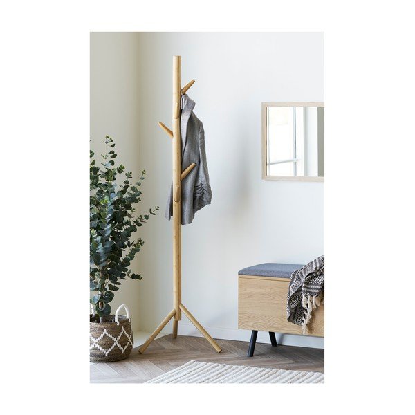 Cuier în culoare naturală din bambus ø 50x163 cm Wanaka – House Nordic-image-1