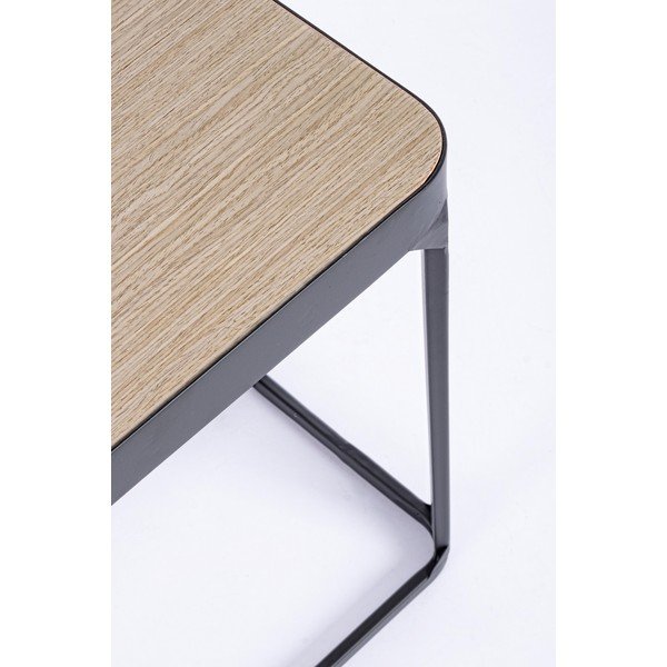 Măsuță auxiliară cu aspect de lemn de brad 30x50 cm Everitt – Bizzotto-image-3
