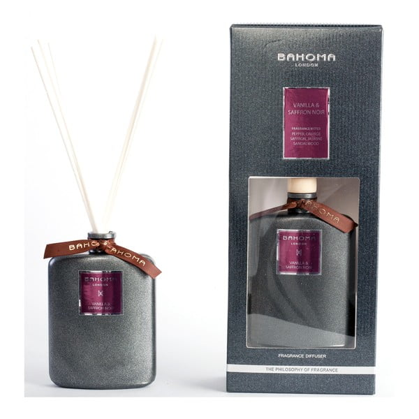 Difuzor de parfum Bahoma London, aromă de vanilie și șofran, 100 ml