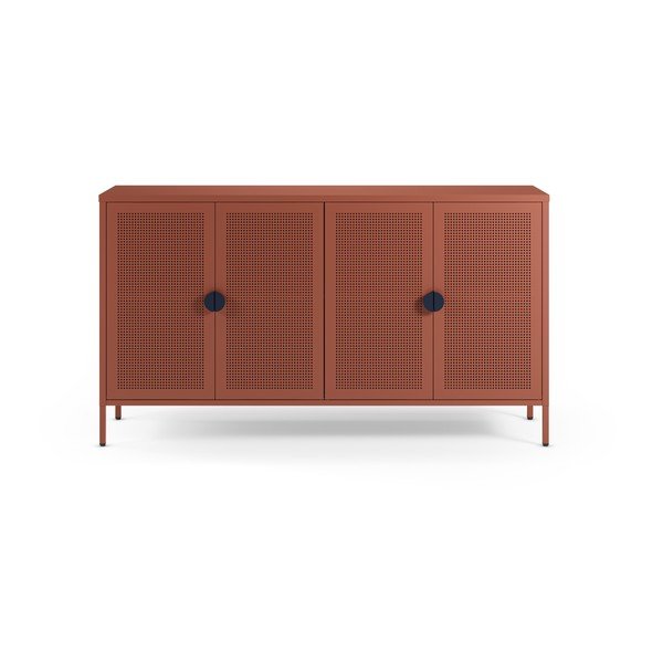 Dulap teracotă din metal 160x90x40 cm Sayla – Marckeric