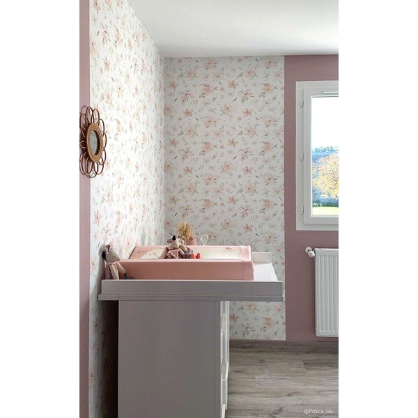 Tapet pentru copii 10 m x 50 cm Watercolour Flowers – Lilipinso-image-3