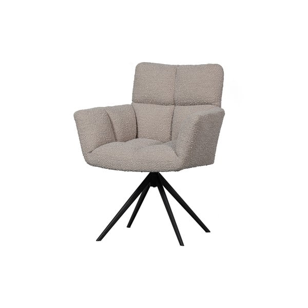 Scaun de sufragerie bej tapițat Vinny – WOOOD-image-2