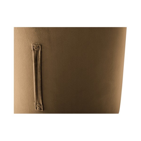 Puf Mazzini Sofas Fiore, ⌀ 40 cm, maro deschis-image-3
