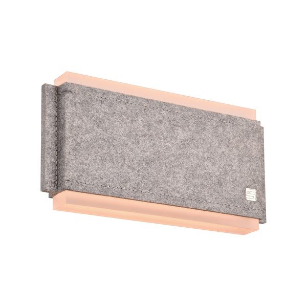 Aplică de perete gri LED cu control vocal/cu control prin aplicații mobile Cicara – CINQUE-image-2