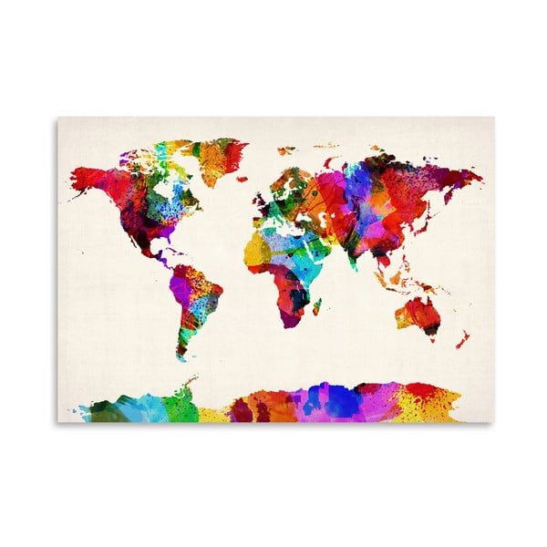 Poster Americanflat Wold in Colours, 42 x 30 cm