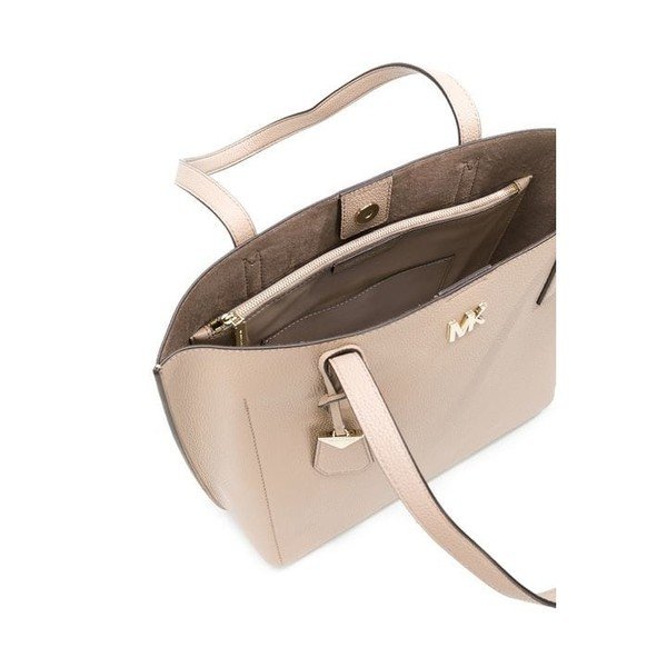 Geantă din piele Michael Kors Ana, maro deschis-image-1