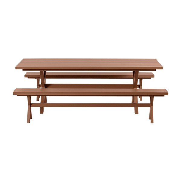 Masă  de grădină din aluminiu 100x220 cm Delta – Exotan-image-3