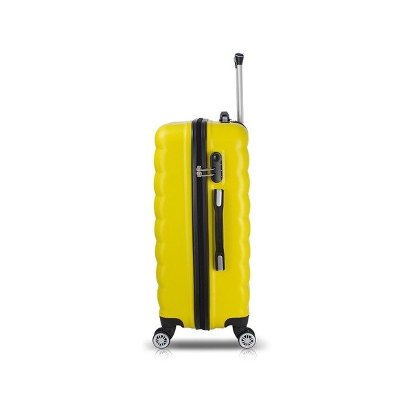 Valiză cu roți și port USB My Valice COLORS RESSNO Large, galben-image-1