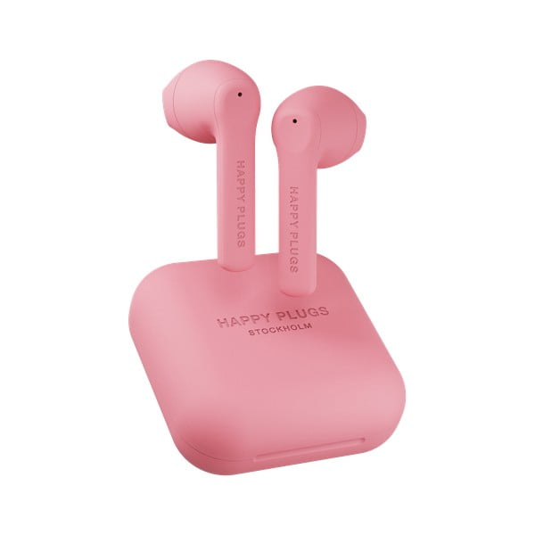 Căști wireless Happy Plugs Air 1 Go, roz