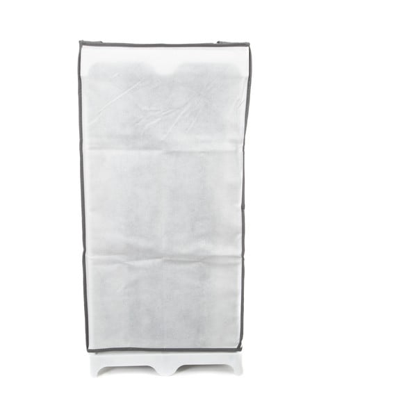 Pantofar textil Compactor shoes, 25 compartimente, negru - alb-image-4