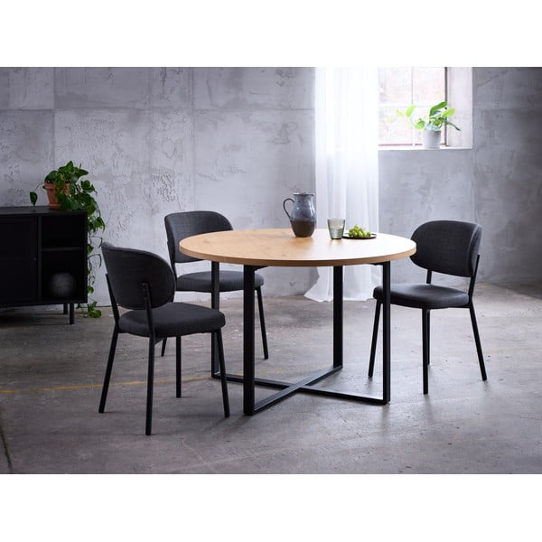 Scaun de dining gri închis Fowler – Unique Furniture-image-2