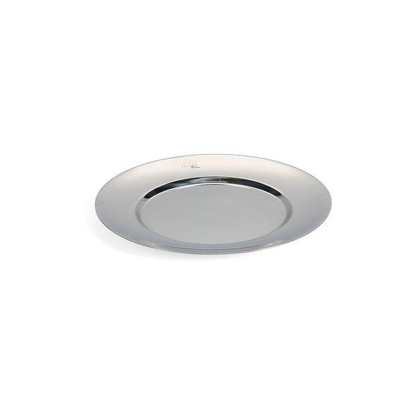 Farfurie argintie pentru desert  din oțel inoxidabil ø 20 cm Oryn – S|P Collection